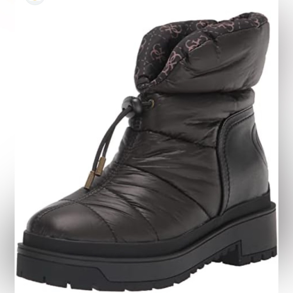 Guess Black Winter Boots with Waterproof Design
